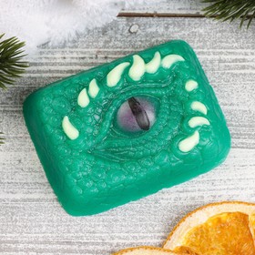 Фигурное мыло "Глаз дракона" зеленое, 100гр