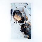 Часы-картина настенные, серия: Интерьер, "Мрамор", плавный ход, 35 х 60 см - фото 9827697