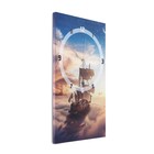 Часы-картина настенные, серия: Интерьер, "Корабль в небесах", плавный ход, 35 х 60 см - фото 8553325