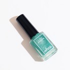 Лак для ногтей бирюзовый с блестками, голографический, тон 726, 6 мл - фото 24580356