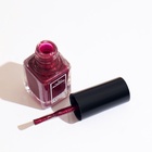 Лак для ногтей с эффектом геля SHIMMER тон S114 вишнево-золотой искрящийся, 6 мл - Фото 8