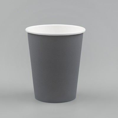 Стакан бумажный "Серый" 250 мл, диаметр 80 мм