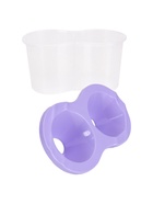 Стакан - непроливайка для рисования двойной Calligrata «Прованс», 150 мл ×2, пастельный МИКС - Фото 3