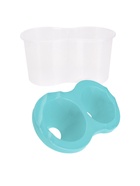 Стакан - непроливайка для рисования двойной Calligrata «Прованс», 150 мл ×2, пастельный МИКС - Фото 4