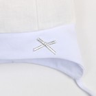 Шапка детская, цвет белый, размер 40-42 - фото 24218836