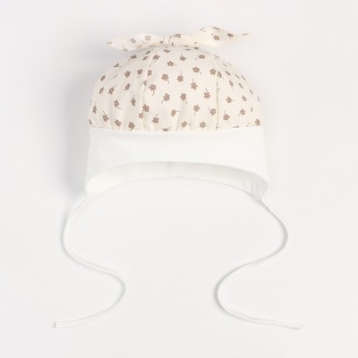 Шапка детская, размер 46-48 (1-2 года), цвет песочный