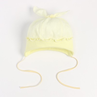 Шапка детская, размер 46-48 (1-2 года), жёлтая