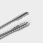 Щипцы кухонные Доляна Ortel, 18 см, цвет серебристый - Фото 3