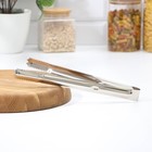 Щипцы кухонные Доляна Ortel, 28 см, цвет серебристый - Фото 1