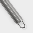 Овощечистка Доляна «Металлик», двухсторонняя, 20,5 см, цвет серебристый (комплект 2 шт) - фото 49436538