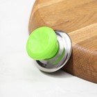 Ручка для крышки на посуду Доляна «Гевни», d=4,5 см, цвет зелёный - фото 319550079