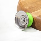 Ручка для крышки на посуду Доляна «Гевни», d=4,5 см, цвет зелёный - Фото 2
