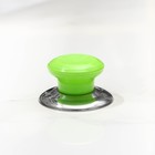 Ручка для крышки на посуду Доляна «Гевни», d=4,5 см, цвет зелёный - Фото 3