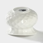 Сахарница с ложкой на бамбуковой подставке BellaTenero, 140 мл, фарфор, белая - Фото 6