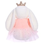 Мягкая игрушка «Зайка принцесса розовая», 60 см - фото 24499194