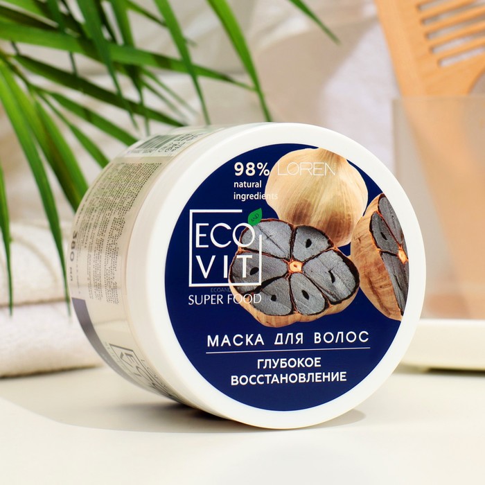 Маска для волос , ECOANDVIT SUPER FOOD  Глубокое восстановление , 380 мл