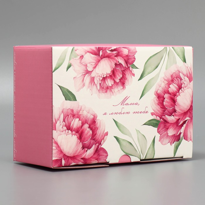 Коробка подарочная сборная, упаковка, «Любимой маме», 22 х 15 х 10 см - фото 1928198112