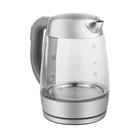 Чайник MAUNFELD MFK-6111G, стекло, 1.7 л, 2200 Вт, серый - Фото 2