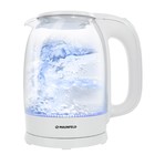 Чайник MAUNFELD MGK-613WH, стекло, 1.7 л, 2200 Вт, белый - Фото 2