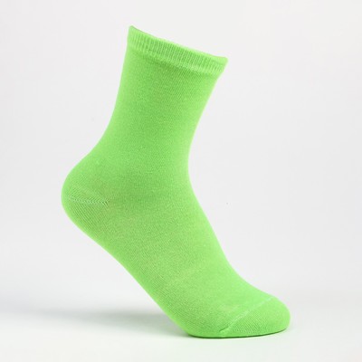 Носки детские цвет зелёный, размер 20-22