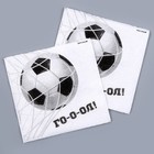 Салфетки бумажные однослойные «Футбол», 24 × 24 см, в наборе 20 шт. - Фото 2