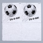 Салфетки бумажные однослойные «Футбол», 24 × 24 см, в наборе 20 шт. - Фото 5