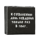 Салфетки бумажные однослойные Гармония цвета «К сожалению, День Рождения», 24х24, 20 шт. (комплект 2 шт) - фото 25275397