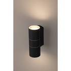 Декоративная подсветка 2xGU10 MAX35W IP54, цвет чёрный (20/540) - фото 4114233
