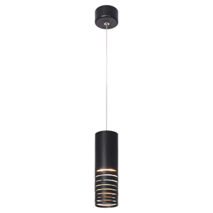 Светильник подвесной PL22 BK MR16 GU10 потолочный цилиндр, цвет чёрный - Фото 1