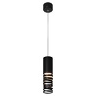 Светильник подвесной PL22 BK MR16 GU10 потолочный цилиндр, цвет чёрный - Фото 5