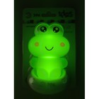 Ночник-светильник светодиодный NN-608-SW-GR в розетку с выключателем, цвет зелёный - Фото 11