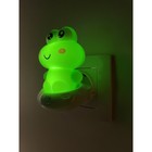 Ночник-светильник светодиодный NN-608-SW-GR в розетку с выключателем, цвет зелёный - Фото 4
