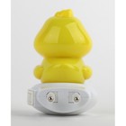 Ночник-светильник светодиодный NN-609-SW-Y в розетку с выключателем, цвет жёлтый - Фото 7