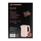 Чайник электрический Eurostek EEK-3029, пластик, колба металл, 2 л, 1500 Вт, бежевый - фото 9602295