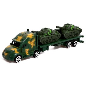 

Грузовик инерционный «Военный автовоз», уценка