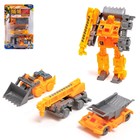 УЦЕНКА Набор роботов «Стройботы», трансформируются, 3 шт. - Фото 1