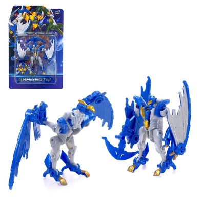 УЦЕНКА Робот «Динобот», трансформируется, 5 видов, собирается в 1 робота, цвет МИКС