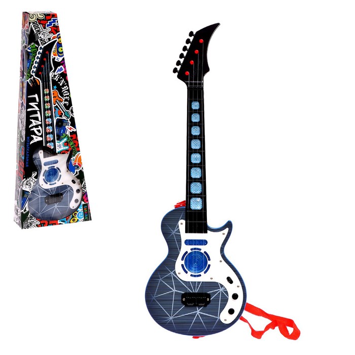 Уценка Гитара музыкальная, световые и звуковые эффекты - Фото 1