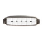 Ручка скоба ELEGANT, 96 мм, керамическая, цвет цвет старинное серебро - Фото 5