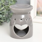 Аромалампа для эфирных масел «Сердце. Любовь», керамика, 9.8×9.8×12.8 см, МИКС - Фото 2