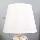 Настольная лампа «Белла» E14 40 Вт золото 20×20×32 см RISALUX - фото 5035061