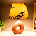 Настольная лампа с абажуром RISALUX «Сигалия», Е14, 15 Вт бордовый, 15×15×28 см - фото 3860069 Настольная лампа с абажуром RISALUX «Сигалия», Е14, 15 Вт бордовый, 15×15×28 см - фото 3860069