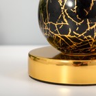 Настольная лампа "Амалия" E14 40Вт черный золото 20х20х30 см RISALUX - Фото 4