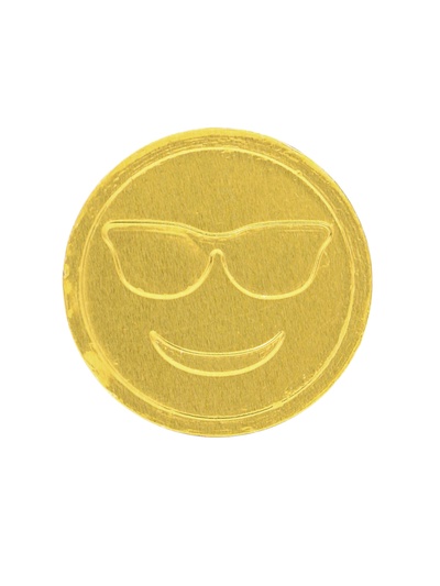 Монеты шоколадные «Смайлик», в банке, 6 г