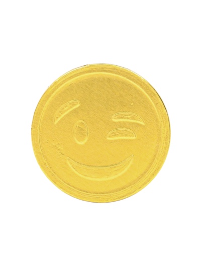 Монеты шоколадные «Смайлик», в банке, 6 г