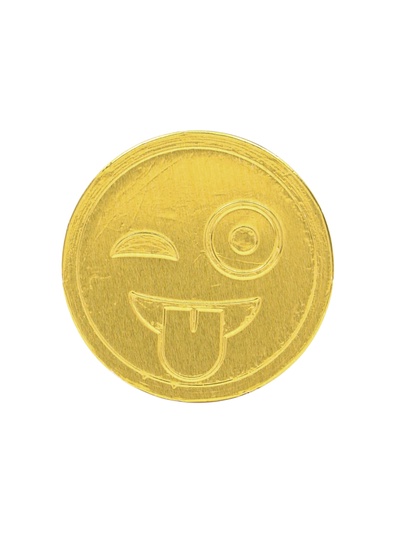Монеты шоколадные «Смайлик», в банке, 6 г