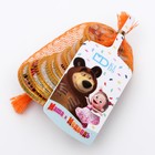 Шоколадные медали «Золотая авоська: Маша и Медведь», 6 г - Фото 6