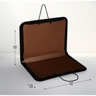 Папка с ручками А4, 325×240×25 мм, молния вокруг, пластиковая, «Офис» - Фото 2