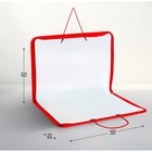 Папка для чертежей и рисунков А3, 460 х 320 х 25 мм, с ручками, пластиковая, молния вокруг, "Офис" - Фото 2