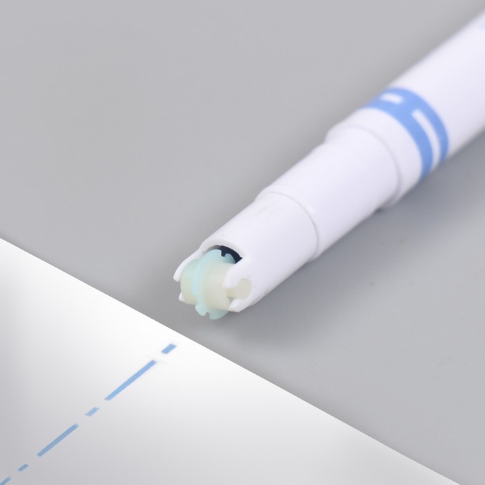 Ручка-печать роликовая для творчества "Штрихпунктирная линия" 13 см - Фото 1
